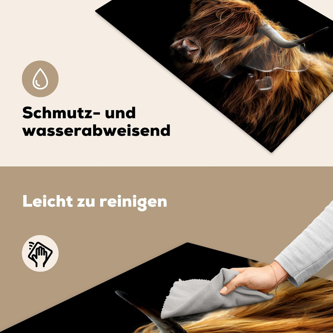 KitchenYeah© Herdabdeckplatte Einteilig Herdabdeckung Abdeckplatte für Ceranfeld Abdeckung Induktion