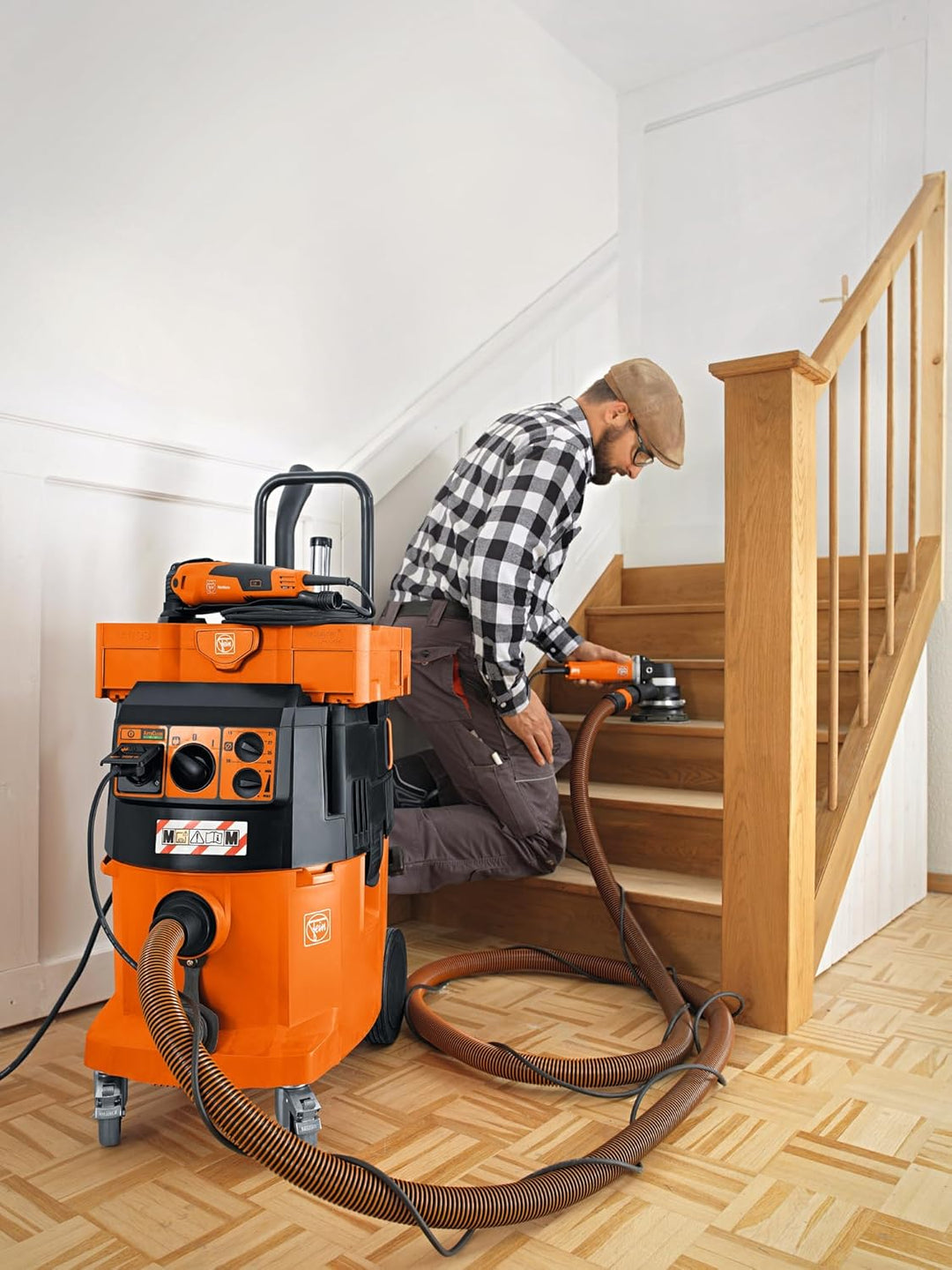 FEIN Nass-/Trockensauger Dustex 35 MX AC, Sauger zum Anschluss von Elektrowerkzeugen, vollautomatisc