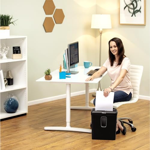 Fellowes 6008101 Powershred P-30C Aktenvernichter, Partikelschnitt, 22 cm, Schwarz