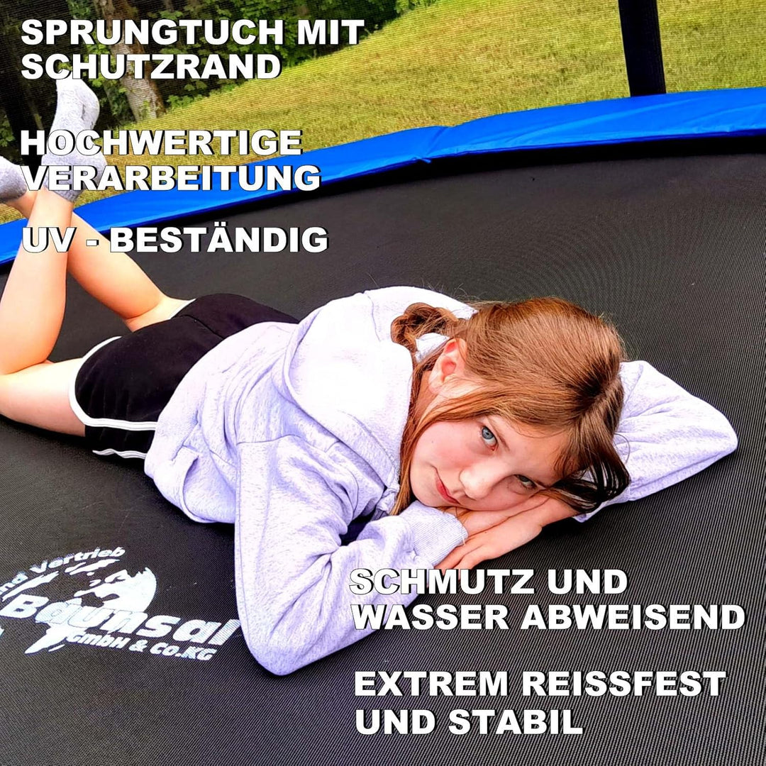 Trampolin Sprungtuch Ø 183 185 244 250 275 277 300 305 366 370 335 337 396 400 427 430 457 460 487 4