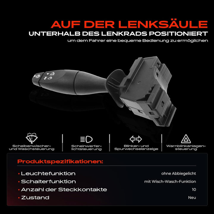 Kombischalter Lenkstockschalter für Tourneo Connect Transit FB FC FD FS FZ Transit Connect P65 P70 P