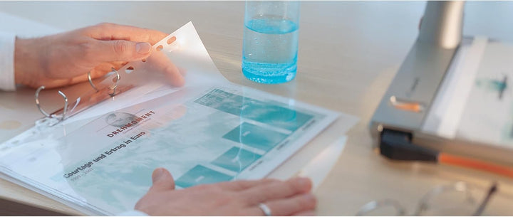 AVERY Zweckform 3482 Transparente Folien für Laserdrucker und Kopierer (25 selbstklebende Folien, A4