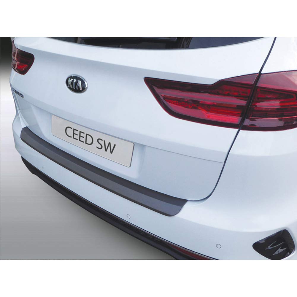 RGM ABS Heckstossstangenschutz kompatibel mit Kia Cee'd (CD) SW 2018- Mattschwarz, Mattschwarz
