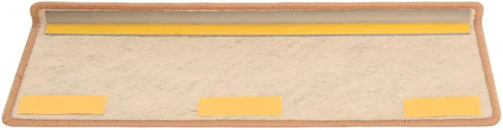vidaXL Treppenmatten 15Stk., Stufenmatten Selbstklebend, Treppenteppich in Sisal-Optik, Treppenstufe