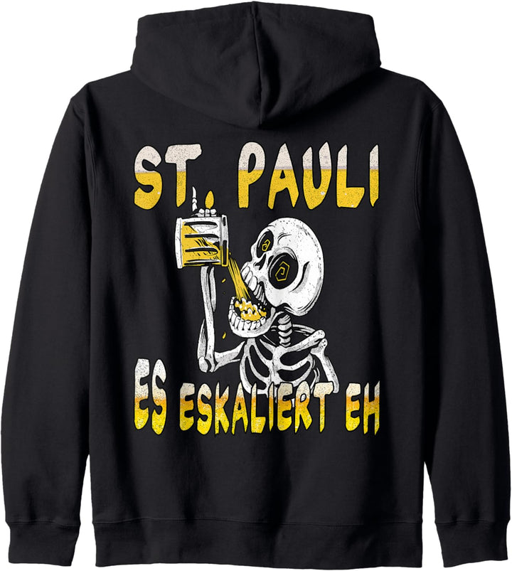 St. Pauli es eskaliert eh jga Kapuzenjacke