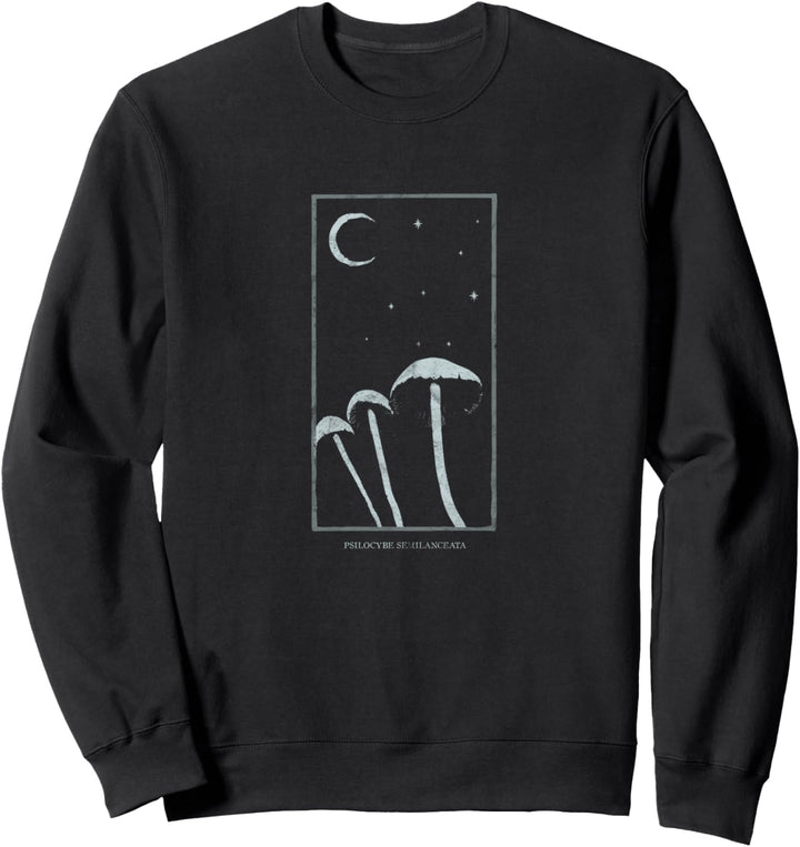 Occult Magic Mushrooms Psychoactive Gothic Grunge Tarot Trip Sweatshirt