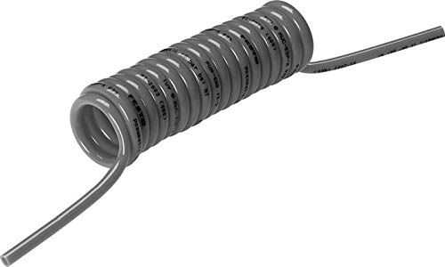 PUN-6X1-S-1-SW (197605) Spiral-Kunststoffschlauch Arbeitslänge:1,0m Aussen-Durchmesser:6mm