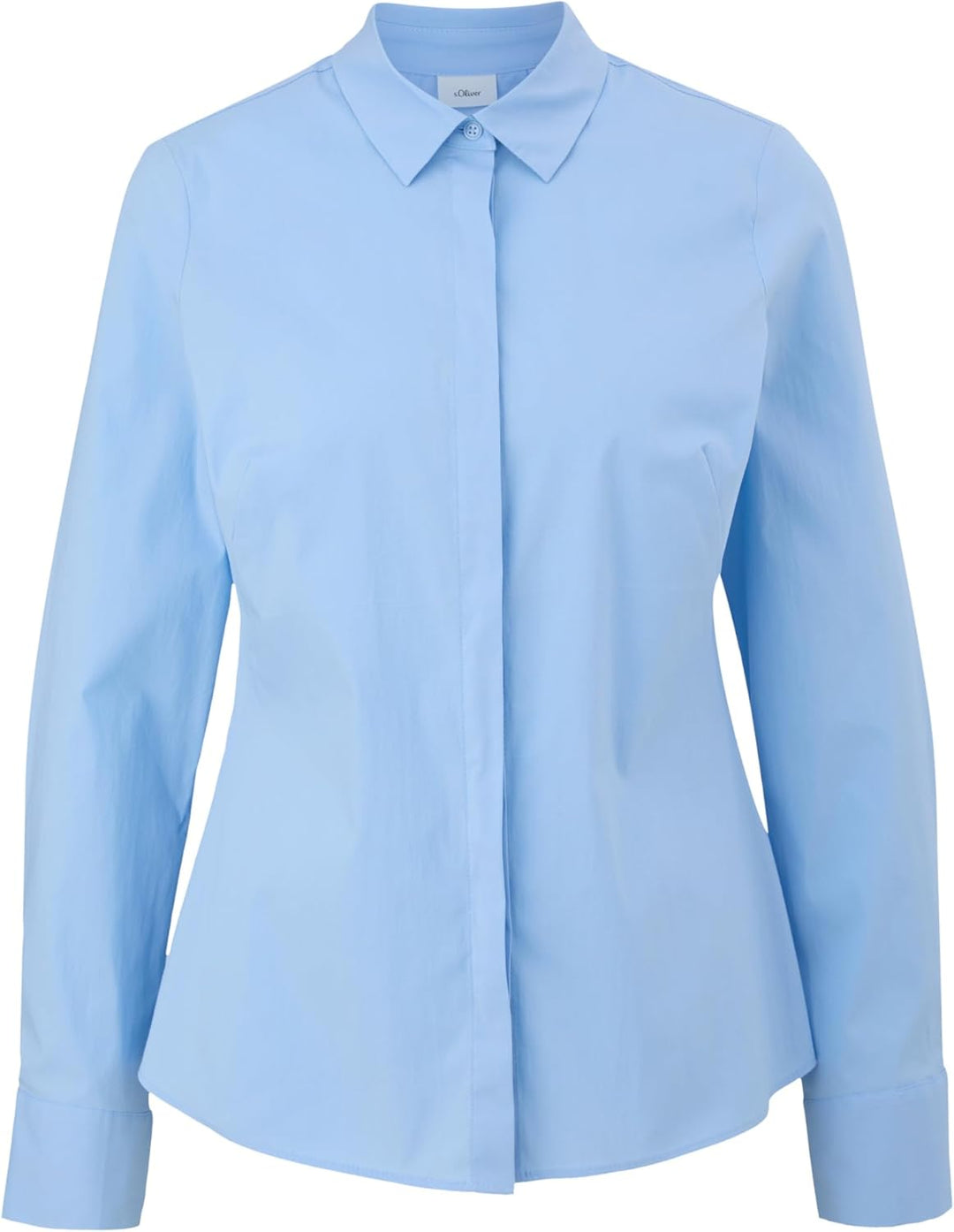s.Oliver Bluse mit Ziernähten 40 0100_weiss, 40 0100_weiss