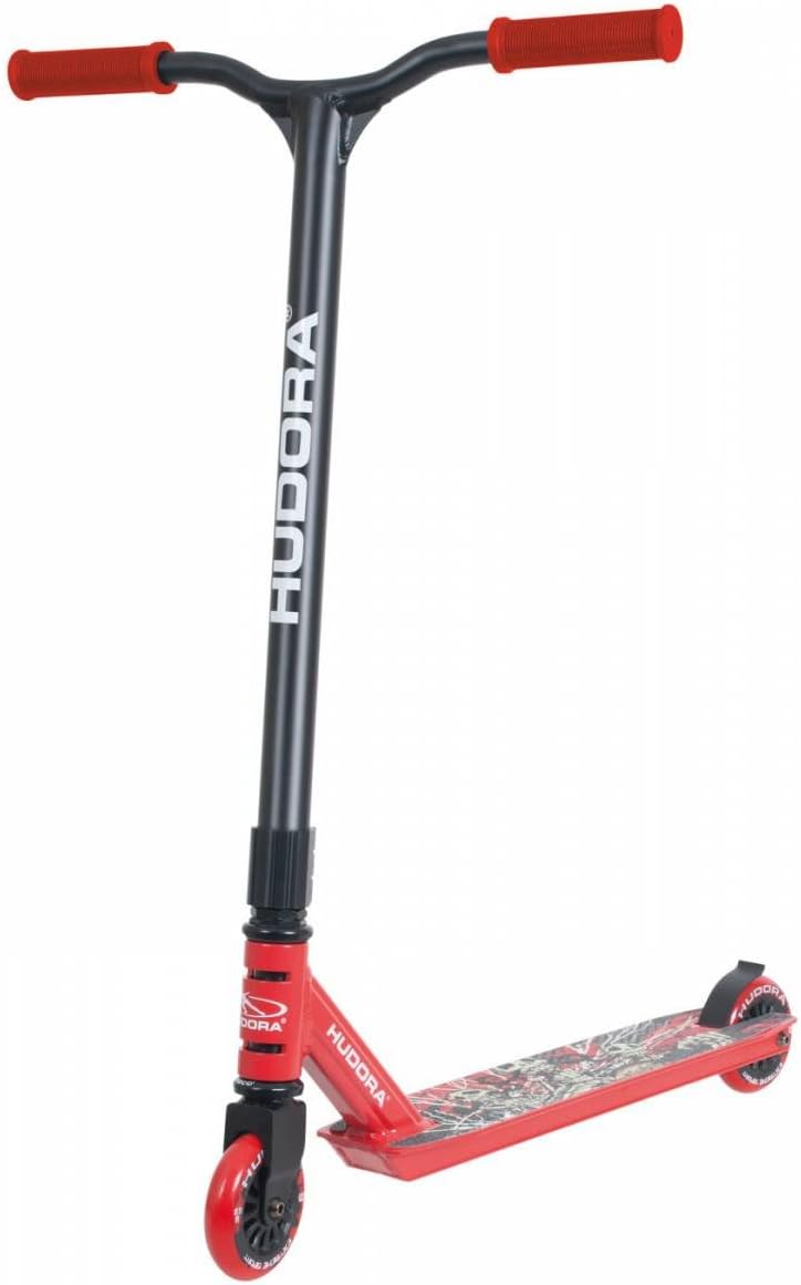 HUDORA Stuntscooter XQ13 - Tretroller für Kinder ab 6 Jahre - 360 grad Lenkung - Extra Robustheit -