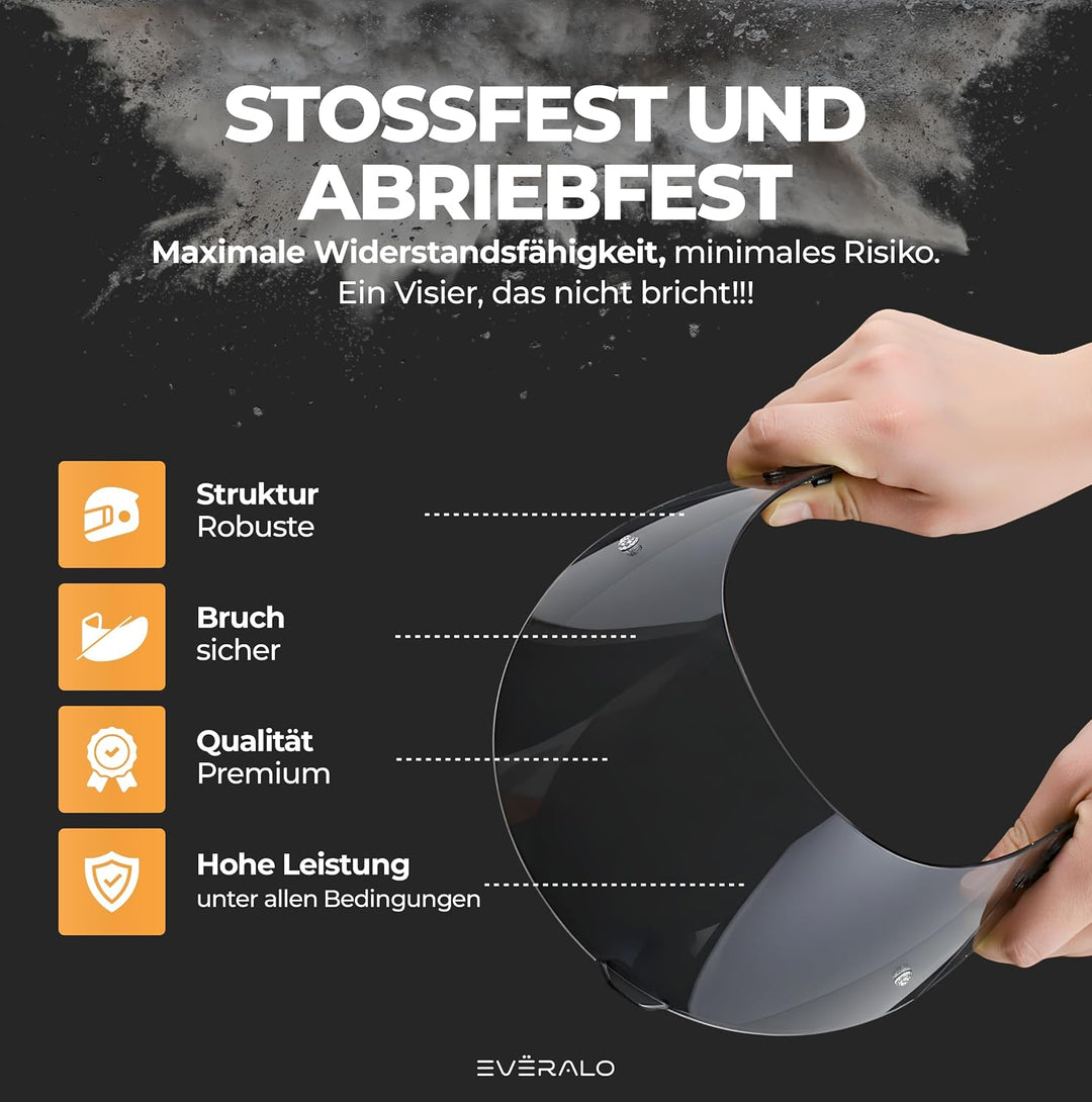 kompatibel mit Visier Shoei Gt Air - Gt Air 2 - Neotec - Opticson - Cns 1 (Verspiegelt Chrom), Versp