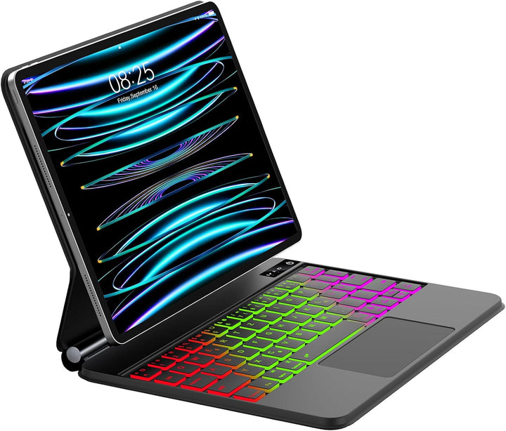 AVNICUD Magic Keyboard für iPad Air 11 Zoll 2025/2024 M3/M2, Air 5/4 10.9 Zoll, Tastatur für iPad Pr