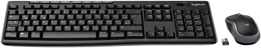 Logitech MK270 Wireless Keyboard and Mouse Set - Black + Norton 360 Deluxe 2024, Antivirus Software
