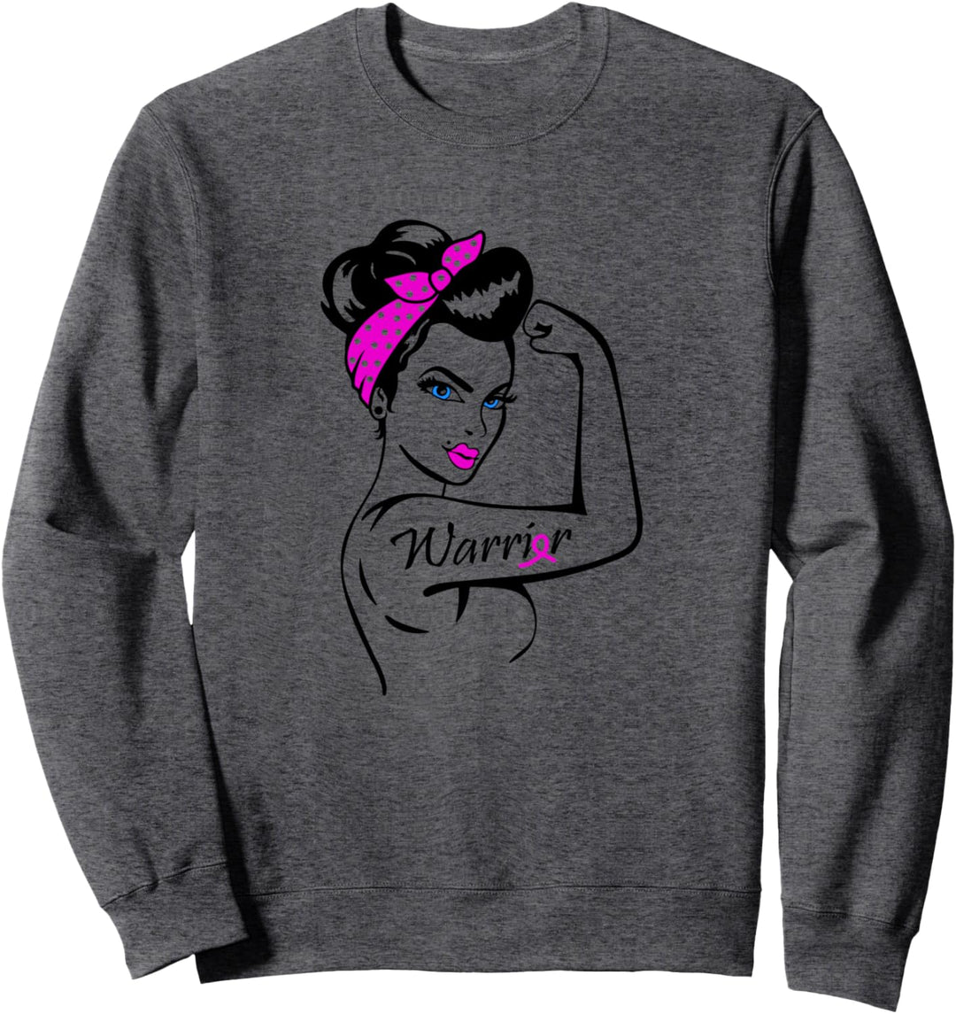 Breast Cancer Warrior Awareness Support Survivor Believe Sweatshirt