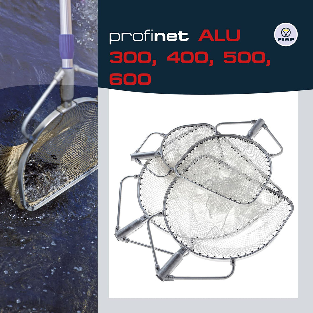 FIAP profinet ALU 300 MW: 15 mm - Maschenweite 15 mm - PROFI - Fischkescher - Material Aluminium - K