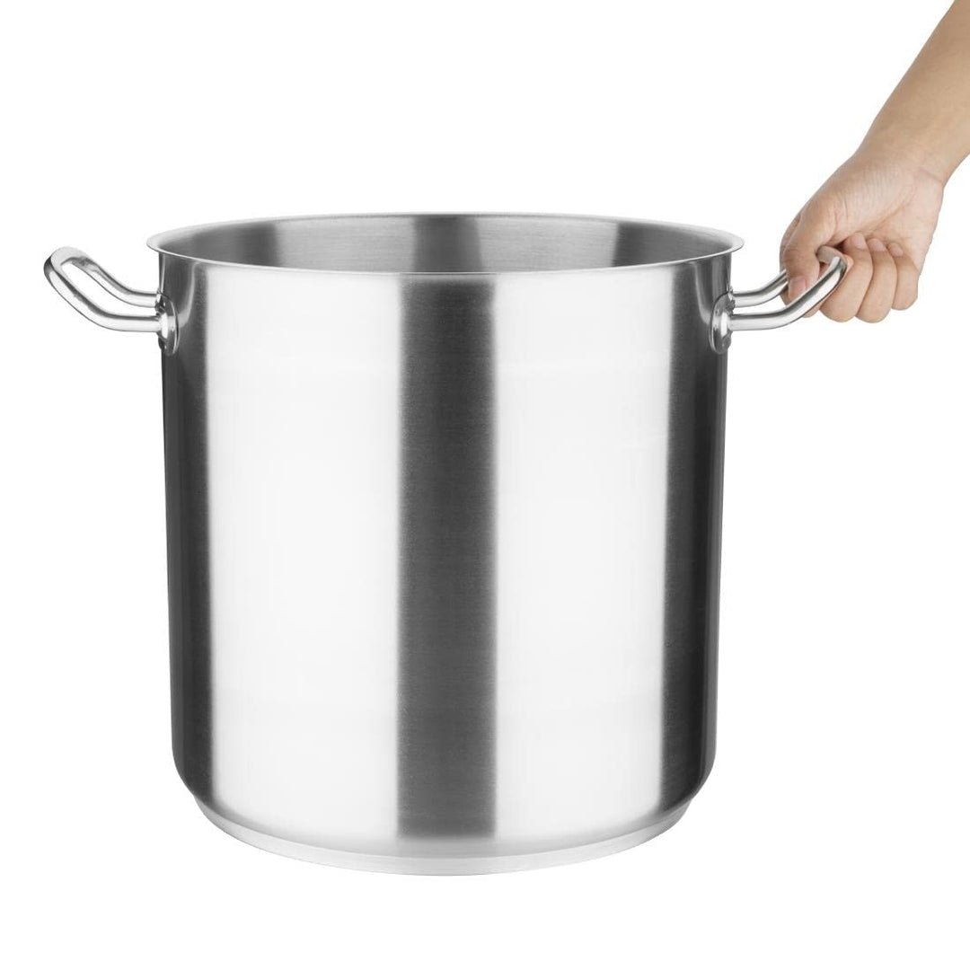 Vogue tiefer Suppentopf 20,5L 300(d)mm x 300mm/12"(dia)., 300(d)mm x 300mm/12"(dia).