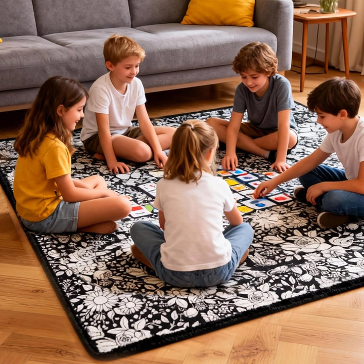DIY Maldecke 50*60 Inch, Wiederverwendbare Painting Blanket Coloring Blanket mit 24 Farben Pinsel Pe