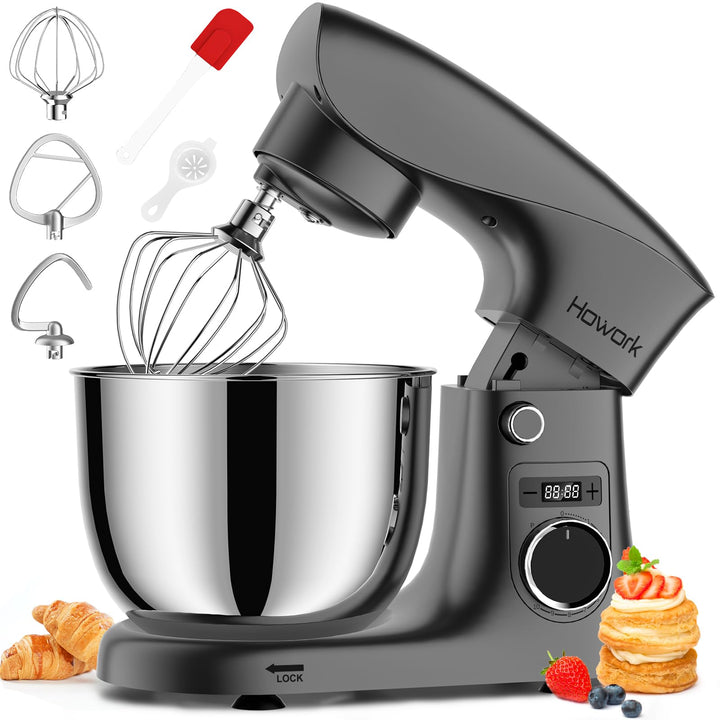 HOWORK Küchenmaschine Gray (Gray), Gray