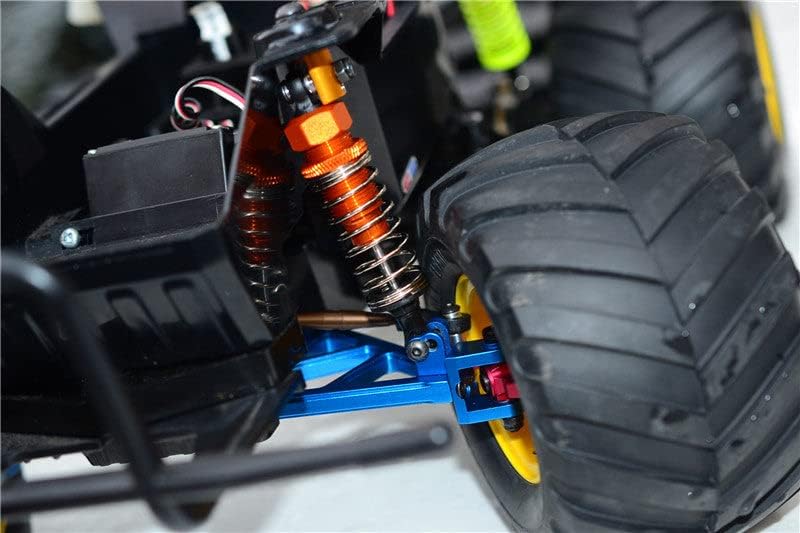Aluminium Front Adjustable Spring Damper (70mm) & Protector Mount for 1/12 Tamiya R/C Lunch Box - 1P