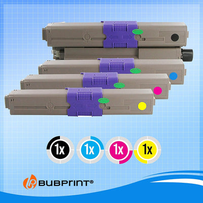 4 Toner kompatibel als Ersatz für Oki 44469803 44469706 44469705 44469704 für C310DN C330DN C510DN C