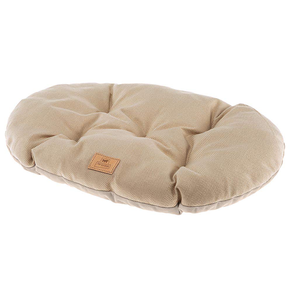 Ferplast Hundebett Hundekissen Katzenkissen Hundesofa für mittelgrosse Hunde, 85 x 55 x 15 cm Waschb