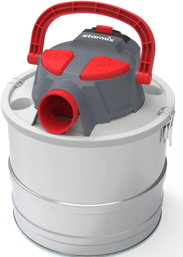 Starmix AV P-15 18V Akku-Aschesauger für Kamin und Feuerstellen, kompatibel mit CAS-Akku (Nicht im L