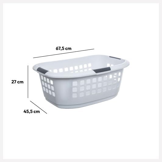 AC-Déco Grauer Hüfte hugger Korb 51L