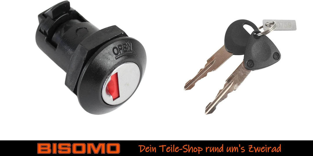Zündschloss, Schloss-Set für 50ccm Peugeot Roller wie Speedfight 3, Ludix, Jet Force, inkl. Tankschl