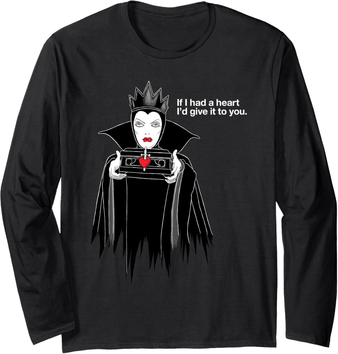 Disney Villains Evil Queen If I Had A Heart Langarmshirt