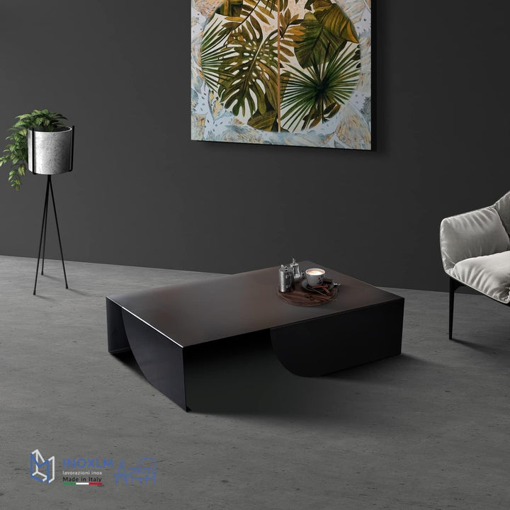 INOXLM Couchtisch Titan | Couchtisch | Couchtisch | Couchtisch | Niedriger Design-Tisch | Couchtisch