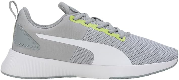 PUMA Unisex Kinder Flyer Runner Jr Sneaker 35.5 EU Cool Mid Gray Puma White, 35.5 EU Cool Mid Gray P