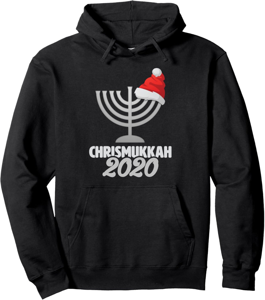 Chrismukkah 2020 Funny Hanukkah Christmas Jewish Christian Pullover Hoodie
