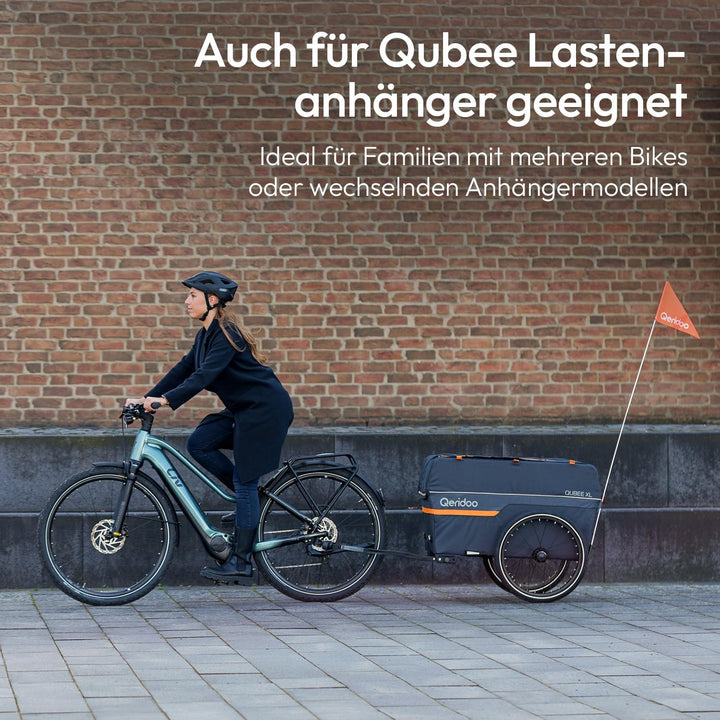 Qeridoo Kupplung für Montage an Fahrradständer - ab Fahrradanhänger Baujahr 2017