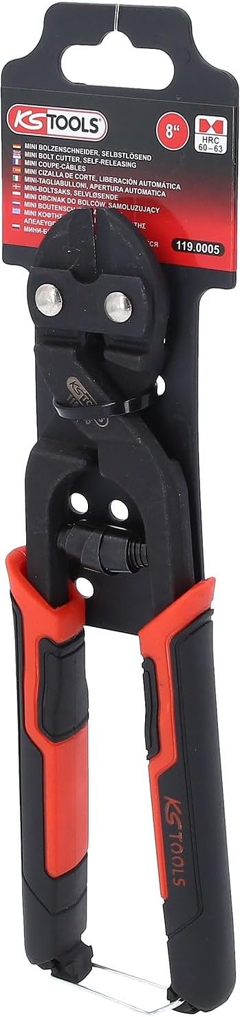 KS Tools 119.0005 Mini Bolzenschneider, selbstlösend, 8'