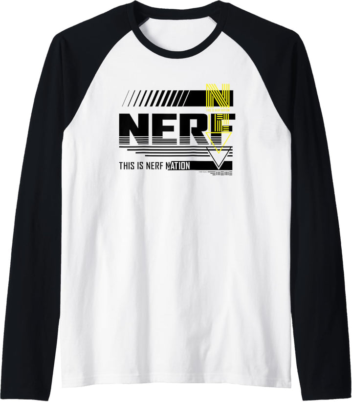 Nerf This Is Nerf Nation Mashup C4 Raglan