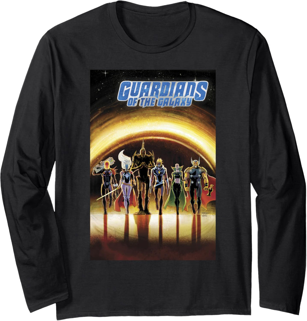 Marvel Classic Guardians Of The Galaxy Cover Langarmshirt