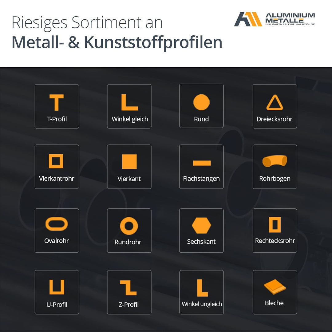 Aluminium HOCHFEST Rundstange AW-7075 Ø 50mm | L: 500mm (50cm) auf Zuschnitt, L: 500mm (50cm)