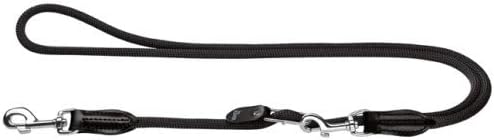 HUNTER FREESTYLE Vario-Leine für Hunde, robust, wetterfest, 1,0 x 260 cm, braun braun 1,0 x 260 cm,