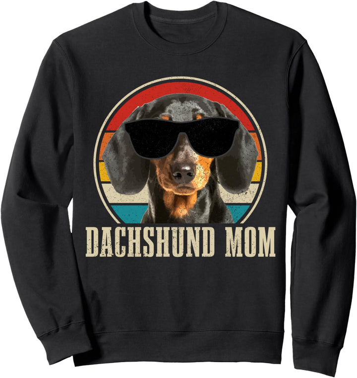 Dackel Hund Vintage Lustiges Hunde Sweatshirt