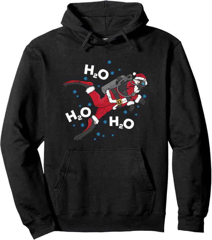 Lustiges Tauchen H2O H2O H2O Wortspiel Geschenk Pullover Hoodie
