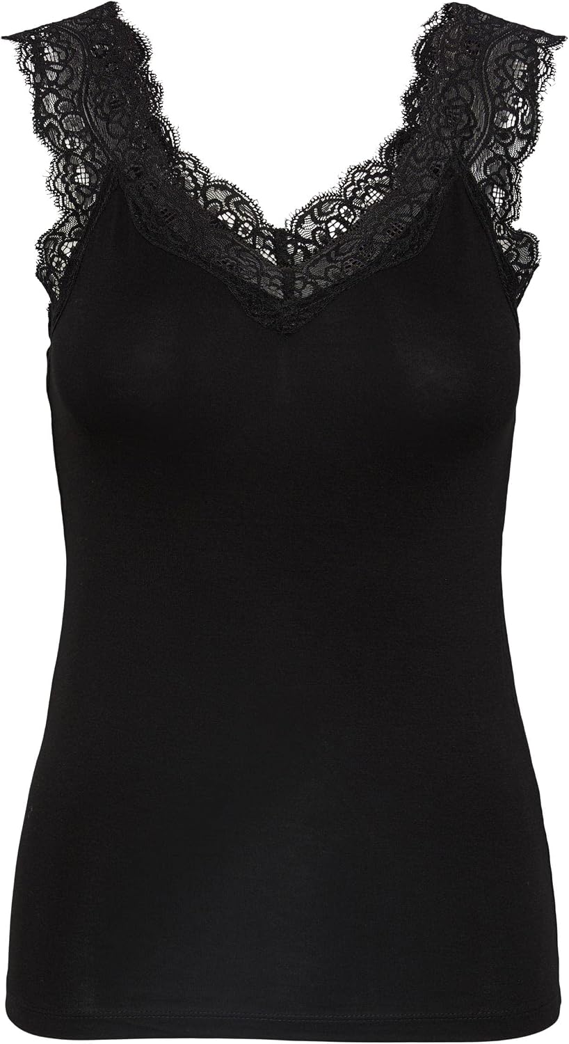 PIECES Damen Top S 2x Weiss, 1x Schwarz, S 2x Wei&amp;