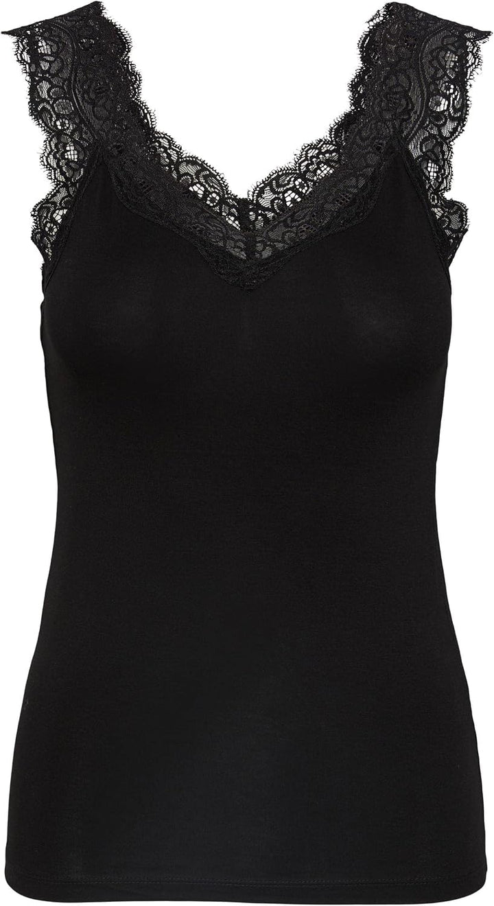 PIECES Damen Top S 2x Weiss, 1x Schwarz, S 2x Wei&amp;