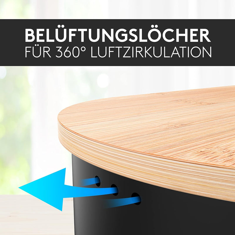 Vezato Brotbox – Nachhaltiger Brotkasten für lange Frische dank spezieller Beschichtung – Extra gros