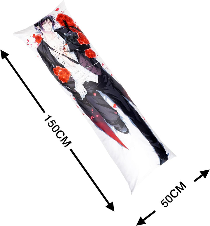 CoolChange Sebastian Michaelis Umarmungskissen Bezug | Dakimakura Kissenbezug für Black Butler Fans