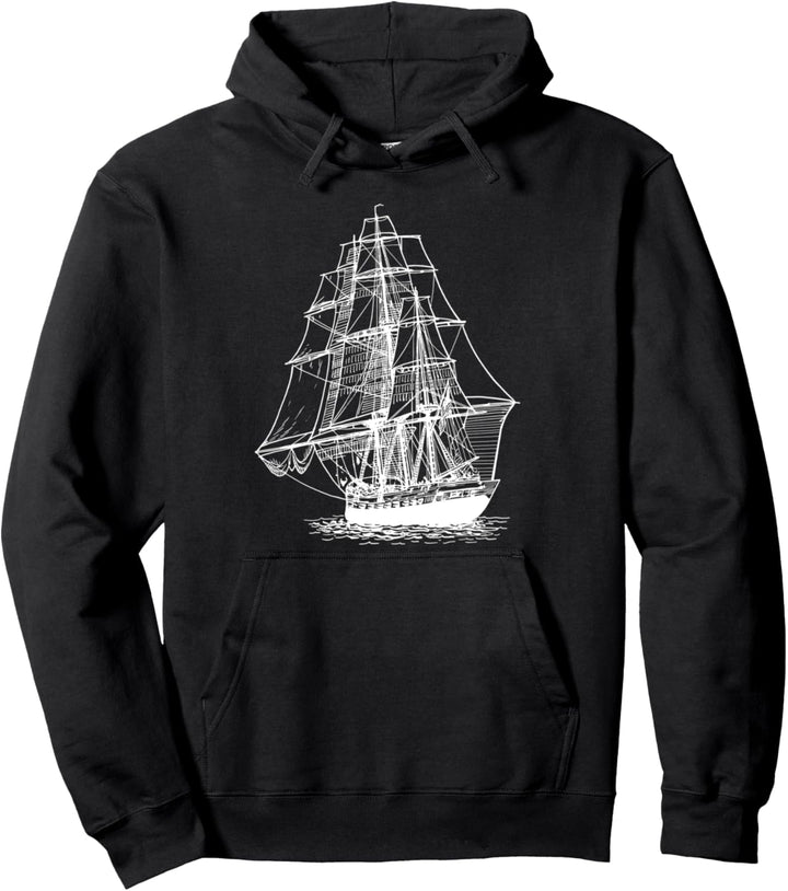 Segelschiff Pullover Hoodie
