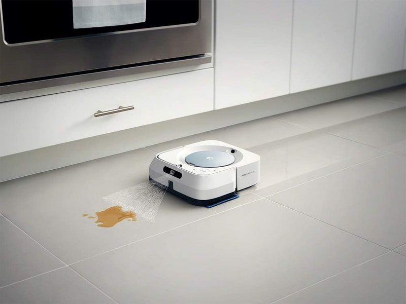 iRobot waschbare Tücher für die Serie Braava Jet m (1 Nass- und 1 Trockenwischtuch) Wiederverwendbar