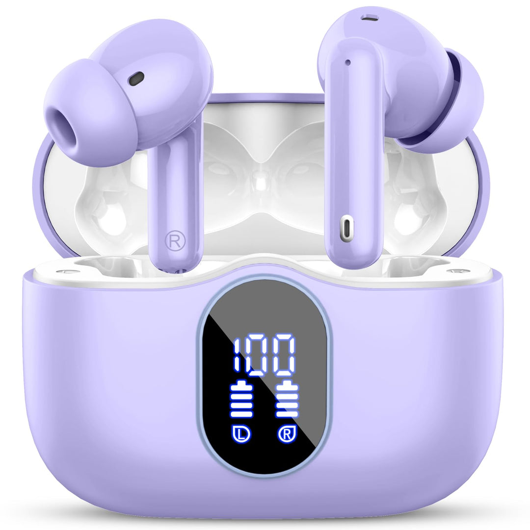 Wireless Earbuds, Bluetooth 5.4 Kopfhörer In Ear mit 4 ENC Noise Cancelling Mikrofon, Bluetooth Earb