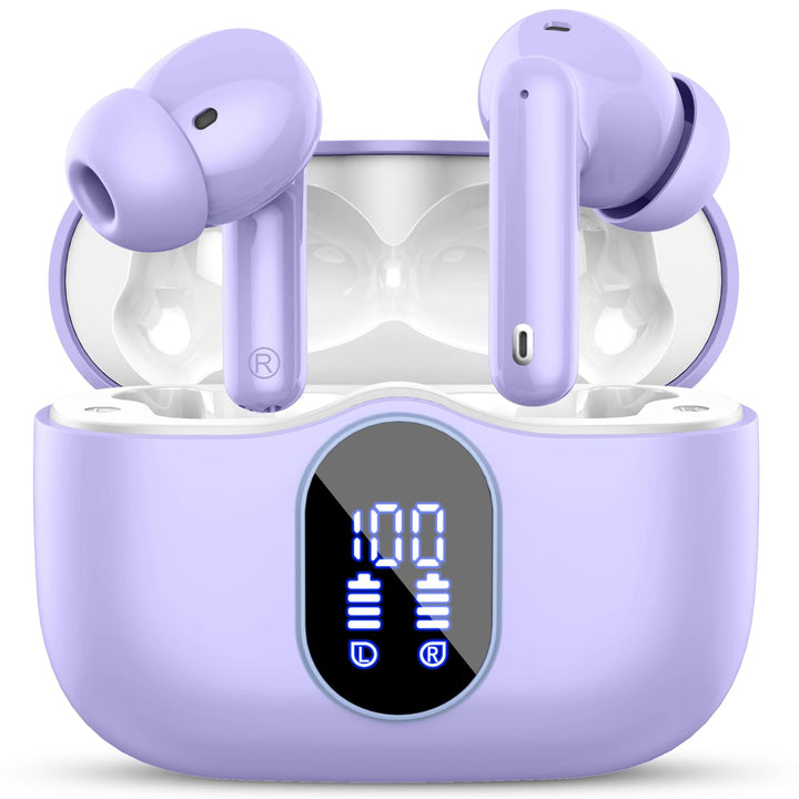Wireless Earbuds, Bluetooth 5.4 Kopfhörer In Ear mit 4 ENC Noise Cancelling Mikrofon, Bluetooth Earb