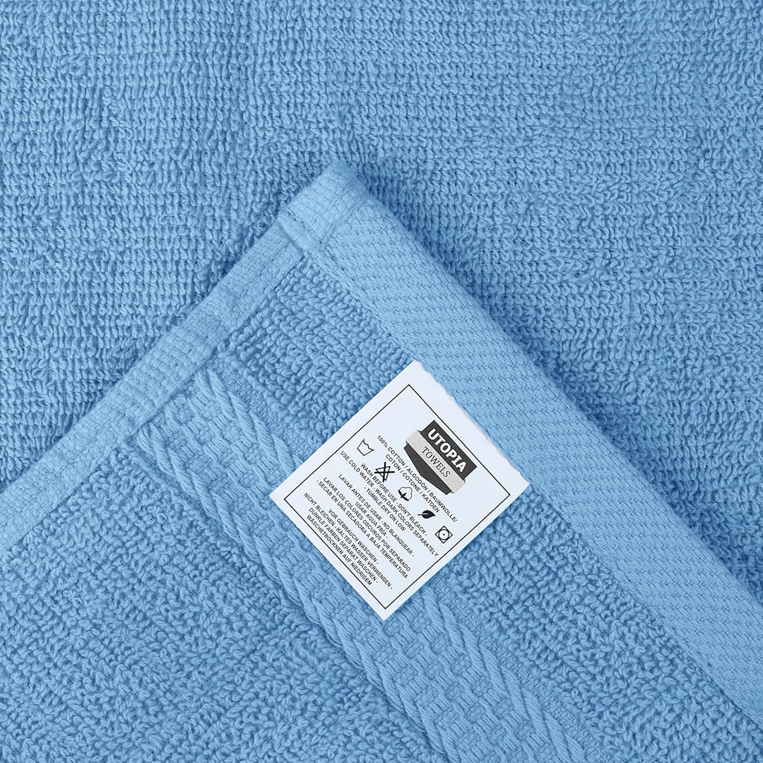 Utopia Towels Premium-Fingerspitzen-Handtuch, 30,5 x 30,5 cm, Electric Blue, 600 g/m², 100% Baumwoll