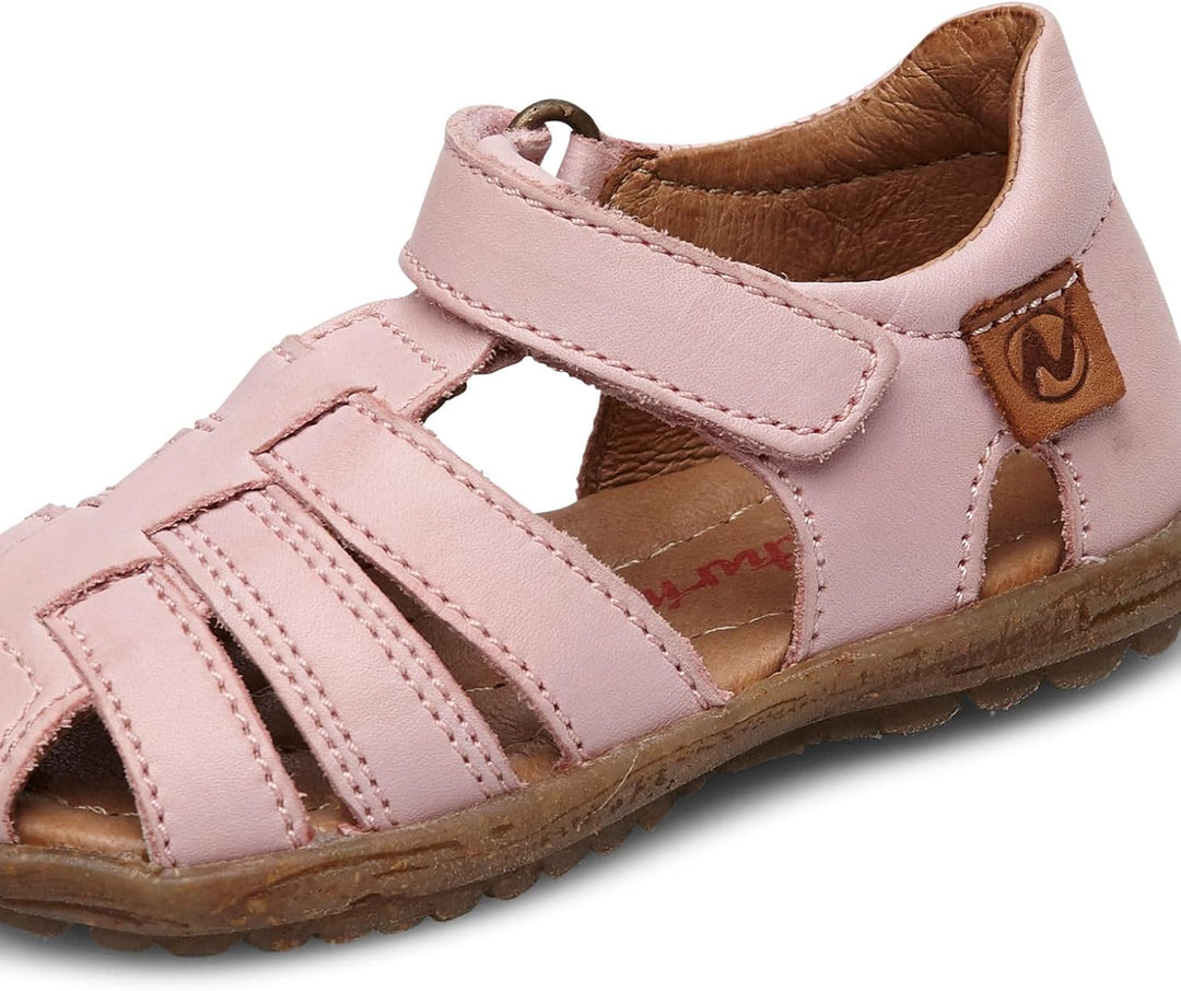 Naturino SEE-Halboffener Lederschuh-Taupe 34 EU Hellrosa, 34 EU Hellrosa