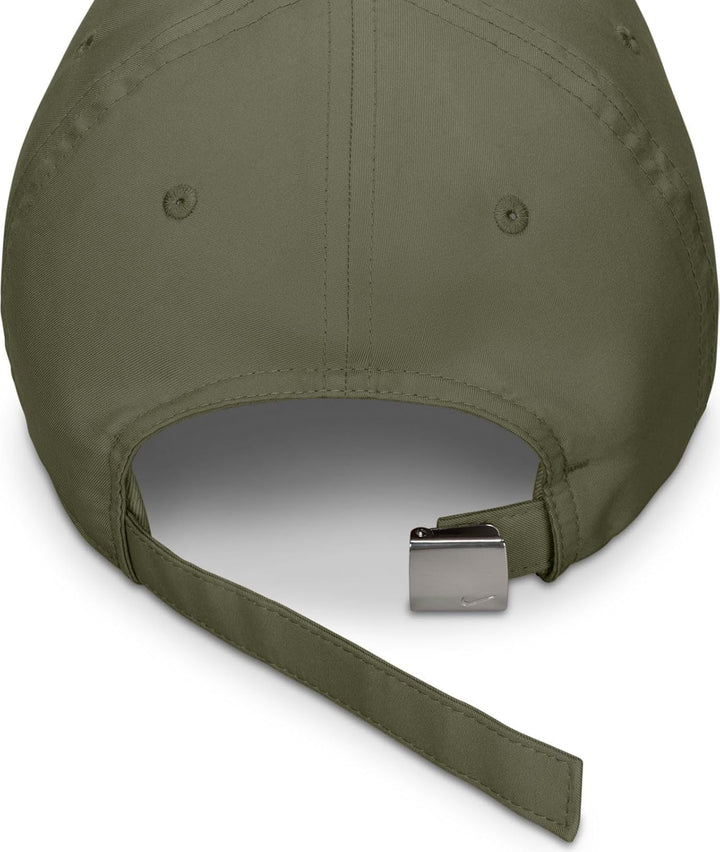 Nike Herren Baseballkappe Df Club S-M Medium Olive/Metallic Silver, S-M Medium Olive/Metallic Silver